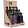 Expositor sobremesa botellas metal 600 ml colores oscuros-SF-322530999-safta