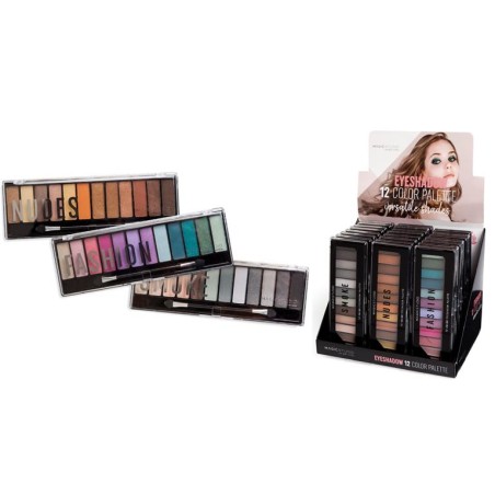 Paleta de 12 sombras de ojos versátil magic studio-MS-24120-MAGIC STUDIO