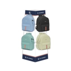 Expositor de suelo mochilas surtidas el ganso 950 420x420x1600 mm-SF-642561258-safta