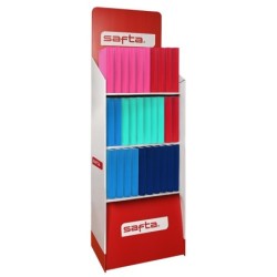 Expositor de suelo papelería surtida 2 safta 941 600x380x1900 mm-SF-522306941-safta