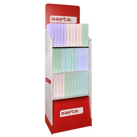 Expositor de suelo carpeblock pp foam colores surtidos 2 safta 400x380x1900 mm-SF-542424942-safta