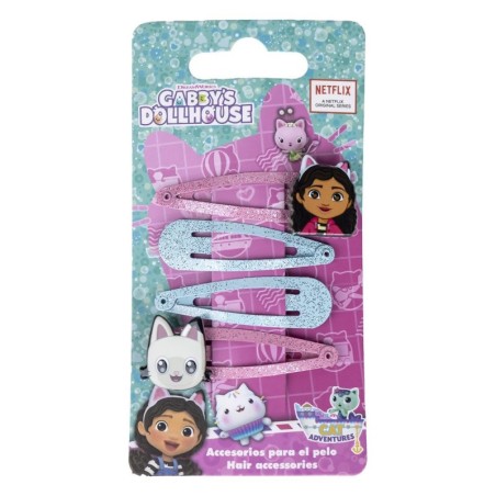 4 piezas clips pelo  gabbys dollhouse - CI-2500002491 - Cerdá - GABBYÂ´S DOLLHOUSE