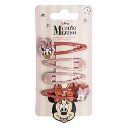 4 piezas clips pelo  minnie...