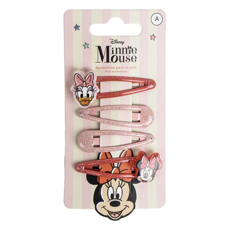 4 piezas clips pelo  minnie - CI-2500003060 - Cerdá - MINNIE