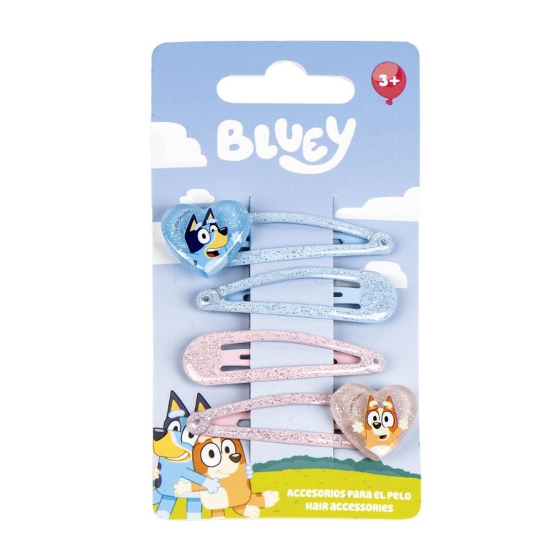 4 piezas clips pelo bluey - CI-2500003441 - Cerdá - BLUEY