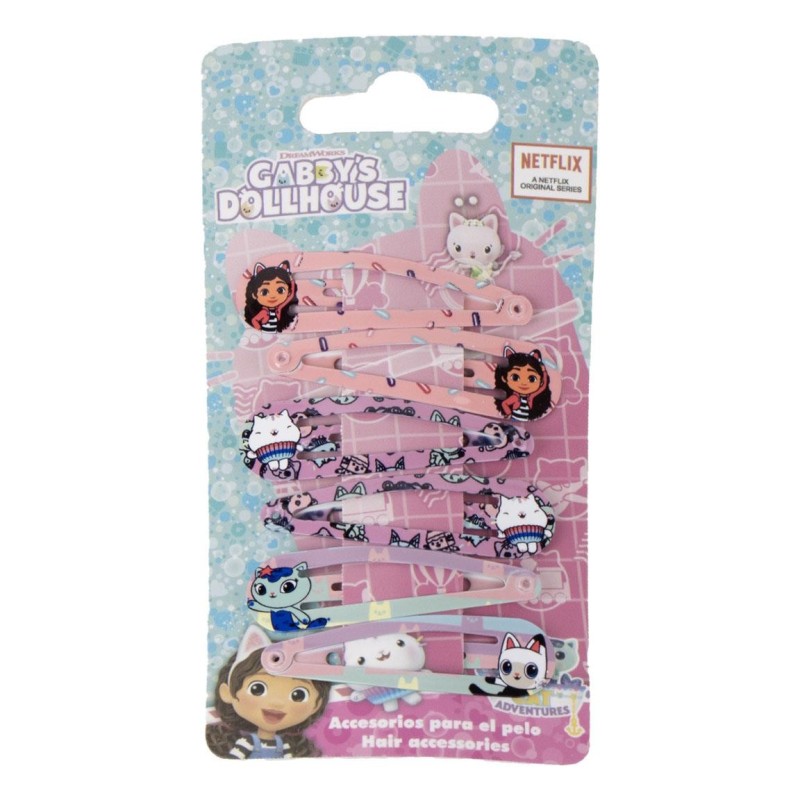 6 piezas clips pelo  gabbys dollhouse - CI-2500003452 - Cerdá - GABBYÂ´S DOLLHOUSE