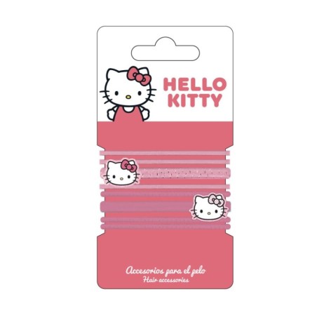 8 piezas elasticos pelo hello kitty - CI-2500003218 - Cerdá - HELLO KITTY