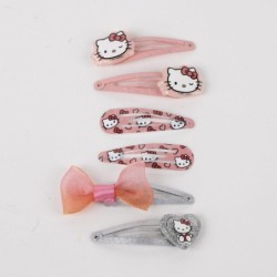 6 piezas clips pelo  hello kitty - CI-2500003686 - Cerdá - HELLO KITTY