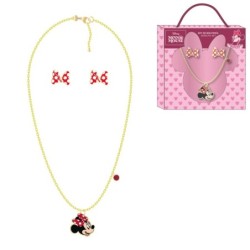 Collar pendientes minnie -...