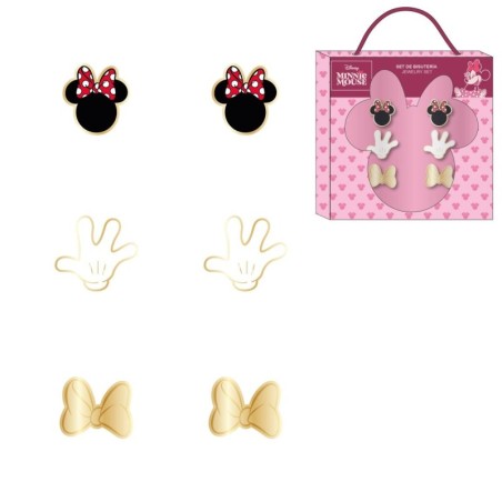 Pack 3 pendientes minnie - CI-2500003812 - Cerdá - MINNIE