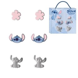 Pack 3 pendientes stitch -...