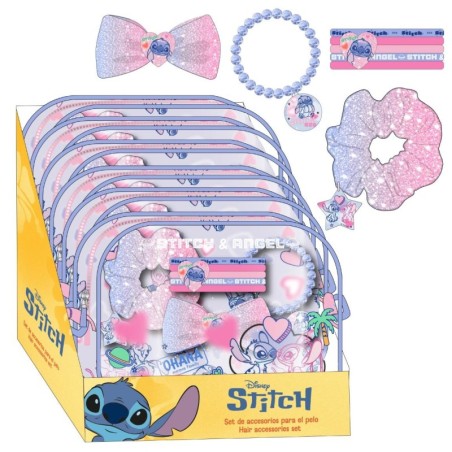 Set de belleza en bolsito  stitch - CI-2500003730 - Cerdá - STITCH