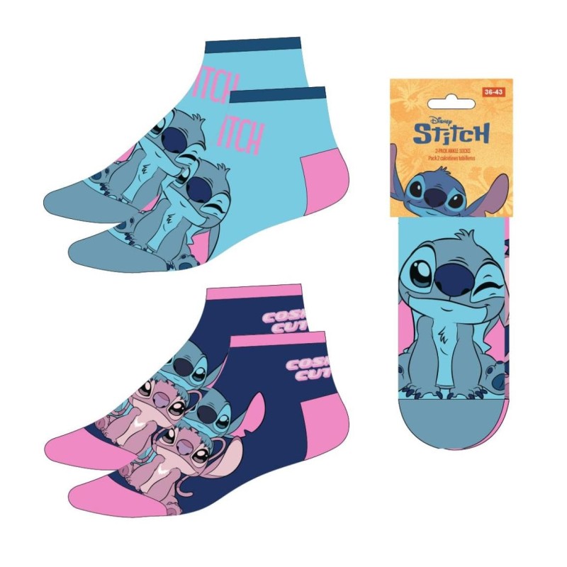 Pack calcetines tobillero stitch - CI-2900003288 - Cerdá - STITCH
