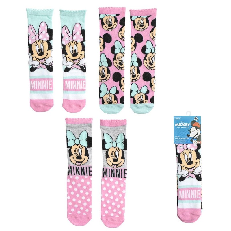 Pack 3 calcetines  minnie - CI-2900002482 - Cerdá - MINNIE