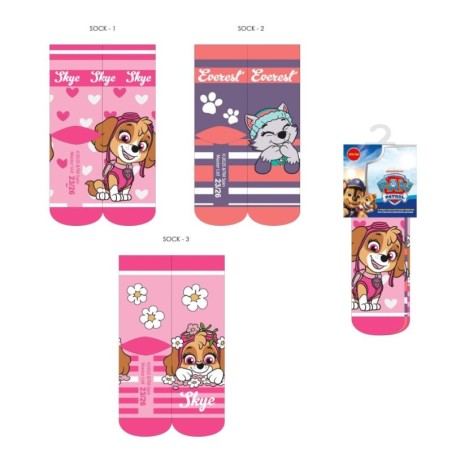 Pack calcetines niña  paw patrol - CI-2900002478 - Cerdá - PAW PATROL