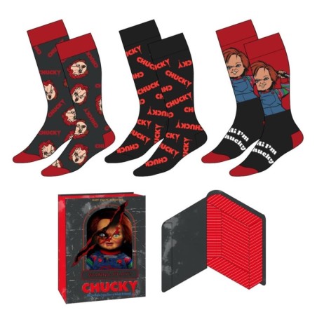 Pack 3 calcetines  chucky - CI-2900003048 - Cerdá - CHUCKY