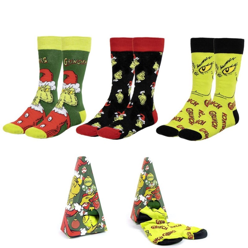 Pack 3 calcetines  the grinch - CI-2900002513 - Cerdá - THE GRINCH