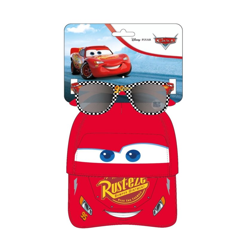 Set gorra y gafas de sol cars - CI-2200010757 - Cerdá - CARS