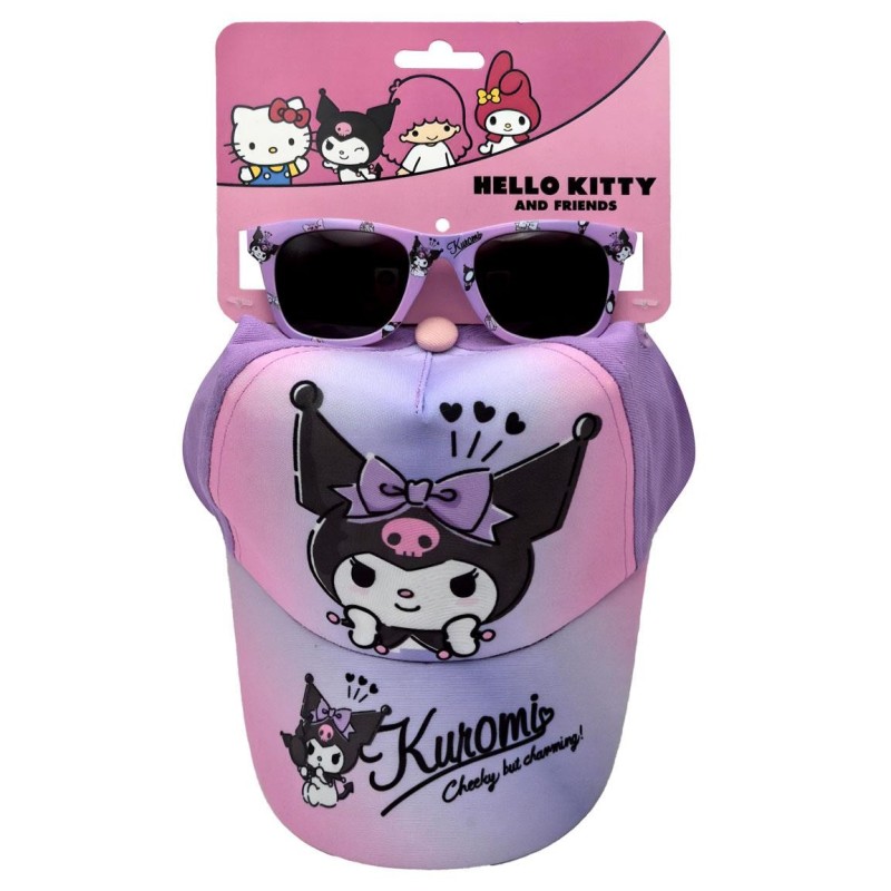 Set gorra y gafas de sol hello kitty kuromi - CI-2200010489 - Cerdá - HELLO KITTY