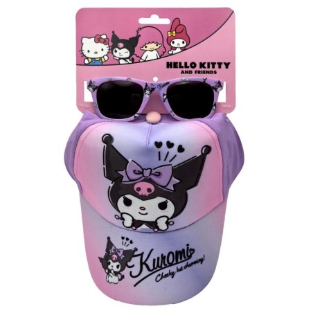 Set gorra y gafas de sol hello kitty kuromi - CI-2200010489 - Cerdá - HELLO KITTY