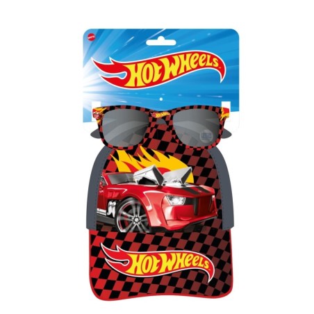 Set gorra y gafas de sol hot wheels - CI-2200010733 - Cerdá - HOT WHEELS