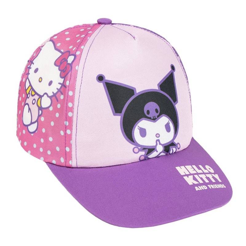 Gorra visera curva hello kitty kuromi - CI-2200010485 - Cerdá - HELLO KITTY