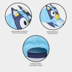 Gorra premium aplicaciones bluey - CI-2200010127 - Cerdá - BLUEY