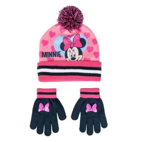 Conjunto 2 piezas gorro y guantes  minnie - CI-2200010264 - Cerdá - MINNIE