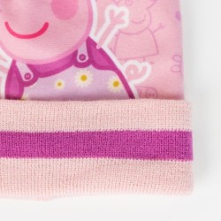 Conjunto 2 piezas gorro y guantes  peppa pig - CI-2200010258 - Cerdá - PEPPA PIG