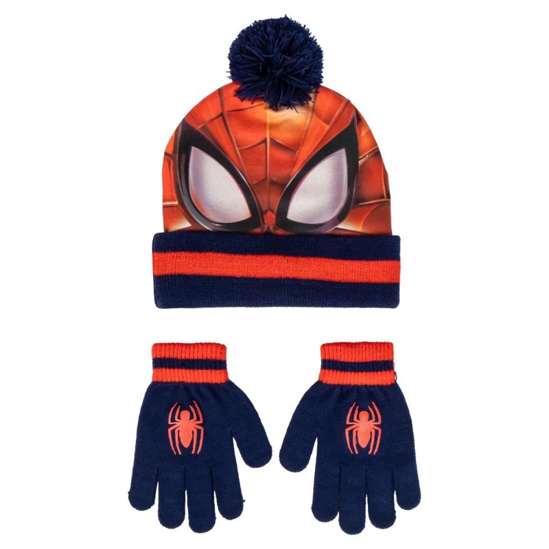 Conjunto 2 piezas gorro y guantes  spiderman - CI-2200010260 - Cerdá - SPIDERMAN