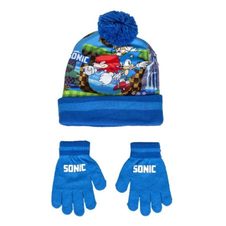 Conjunto 2 piezas gorro y guantes  sonic - CI-2200009932 - Cerdá - SONIC