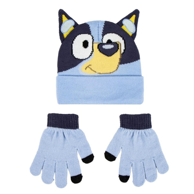 Conjunto 2 piezas gorro y guantes  gorro y guantes bluey - CI-2200010569 - Cerdá - BLUEY