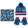 Conjunto 3 piezas gorro+braga+guantes  snood sonic - CI-2200010269 - Cerdá - SONIC