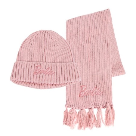 Conjunto 2 piezas gorro y guantes  bufanda barbie - CI-2200010287 - Cerdá - BARBIE