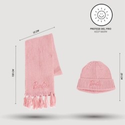 Conjunto 2 piezas gorro y guantes  bufanda barbie - CI-2200010287 - Cerdá - BARBIE