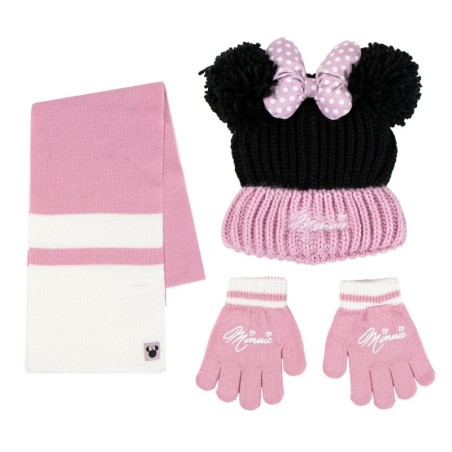 Conjunto 3 piezas gorro+braga+guantes  bufanda minnie - CI-2200010588 - Cerdá - MINNIE