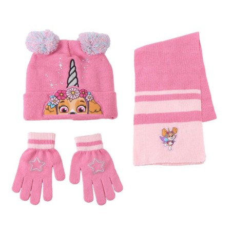Conjunto 3 piezas gorro+braga+guantes  bufanda paw patrol - CI-2200010581 - Cerdá - PAW PATROL