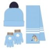 Conjunto 3 piezas gorro+braga+guantes  bufanda bluey - CI-2200010580 - Cerdá - BLUEY
