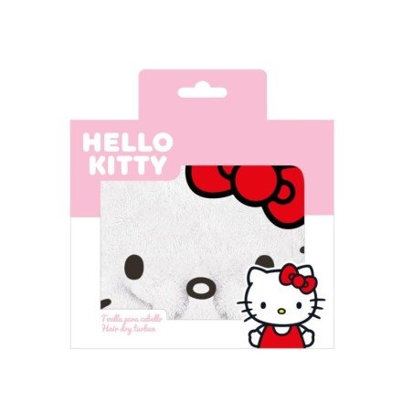 Toalla para cabello hello kitty - CI-2500003244 - Cerdá - HELLO KITTY