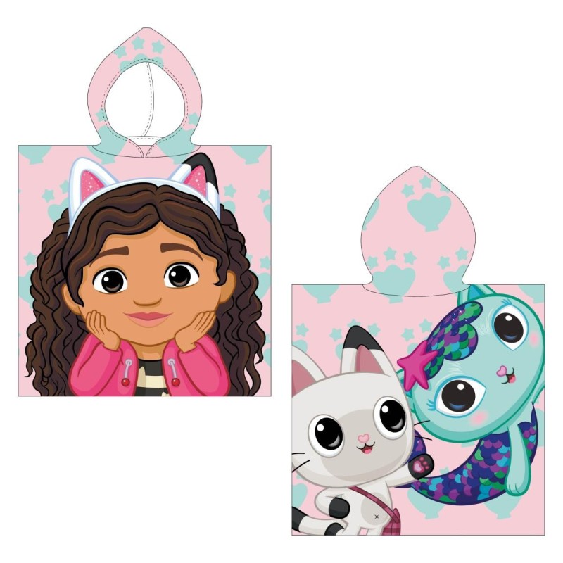Poncho microfibra gabbys dollhouse - CI-2200010688 - Cerdá - GABBYÂ´S DOLLHOUSE