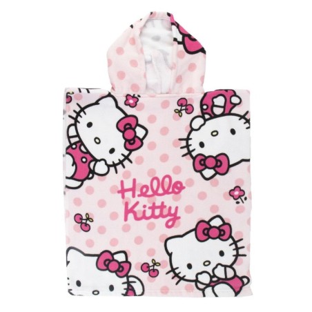 Poncho microfibra hello kitty - CI-2200010391 - Cerdá - HELLO KITTY
