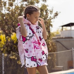 Poncho microfibra hello kitty - CI-2200010391 - Cerdá - HELLO KITTY