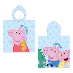 Poncho microfibra peppa pig...