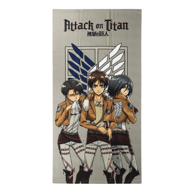 Toalla microfibra attack on titan - CI-2200010220 - Cerdá - ATTACK ON TITAN
