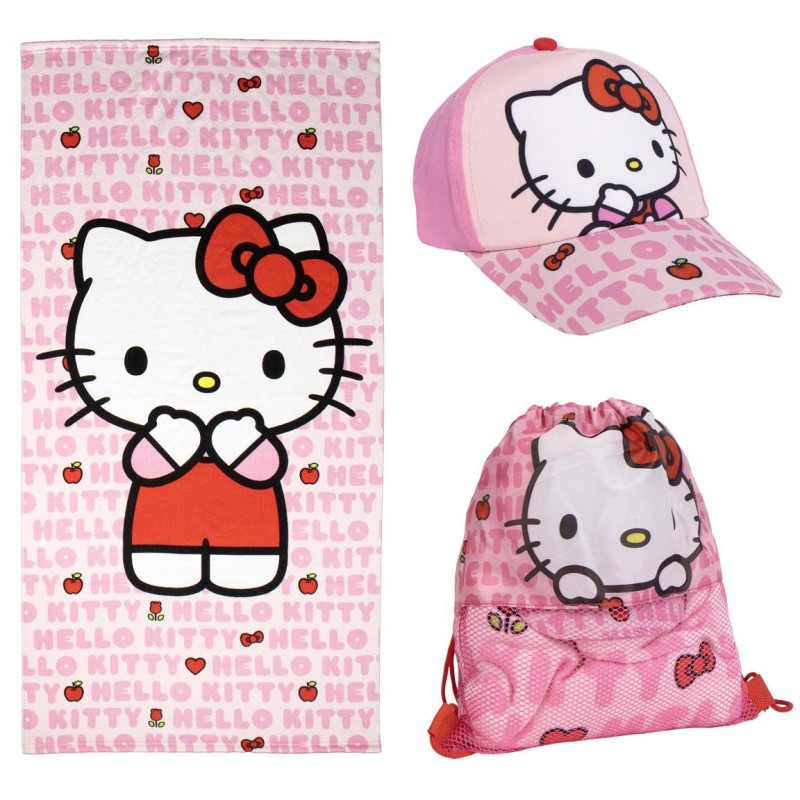 Set saquito+toalla  hello kitty - CI-2200010470 - Cerdá - HELLO KITTY