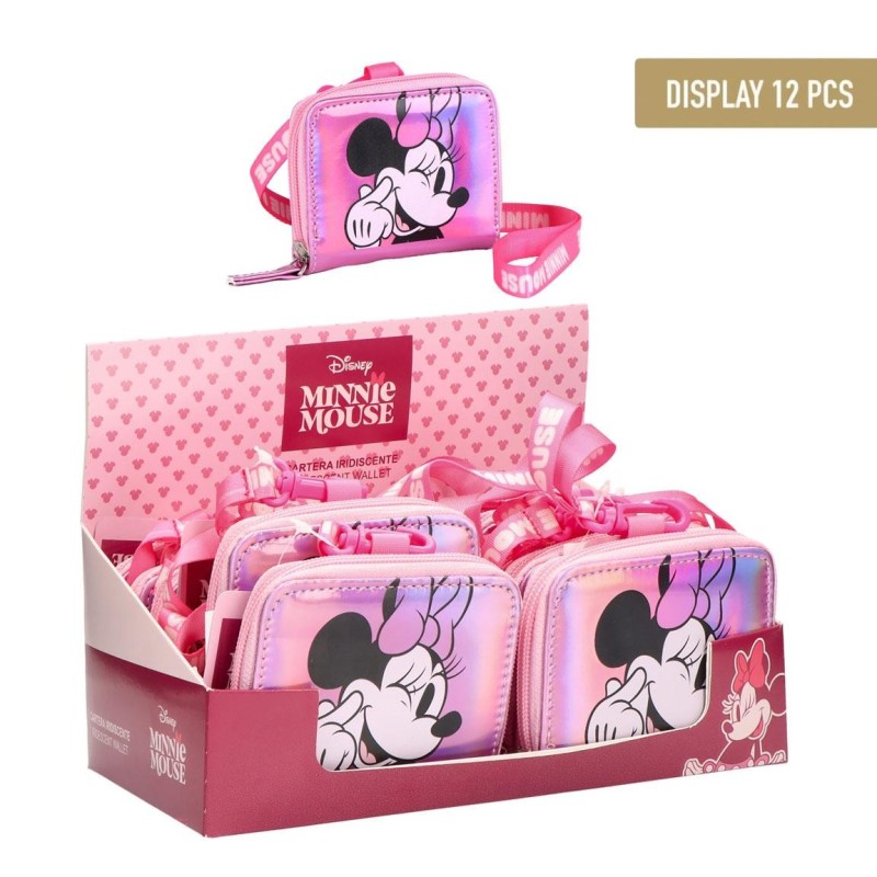 Monedero iridiscente minnie - CI-2100005919 - Cerdá - MINNIE