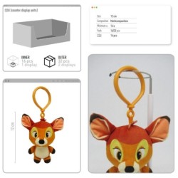 24 llaveros clip en display sobremesa disney - CI-2600003116 - Cerdá - DISNEY