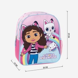 Mochila infantil escolar gabbys dollhouse - CI-2100005340 - Cerdá - GABBYÂ´S DOLLHOUSE