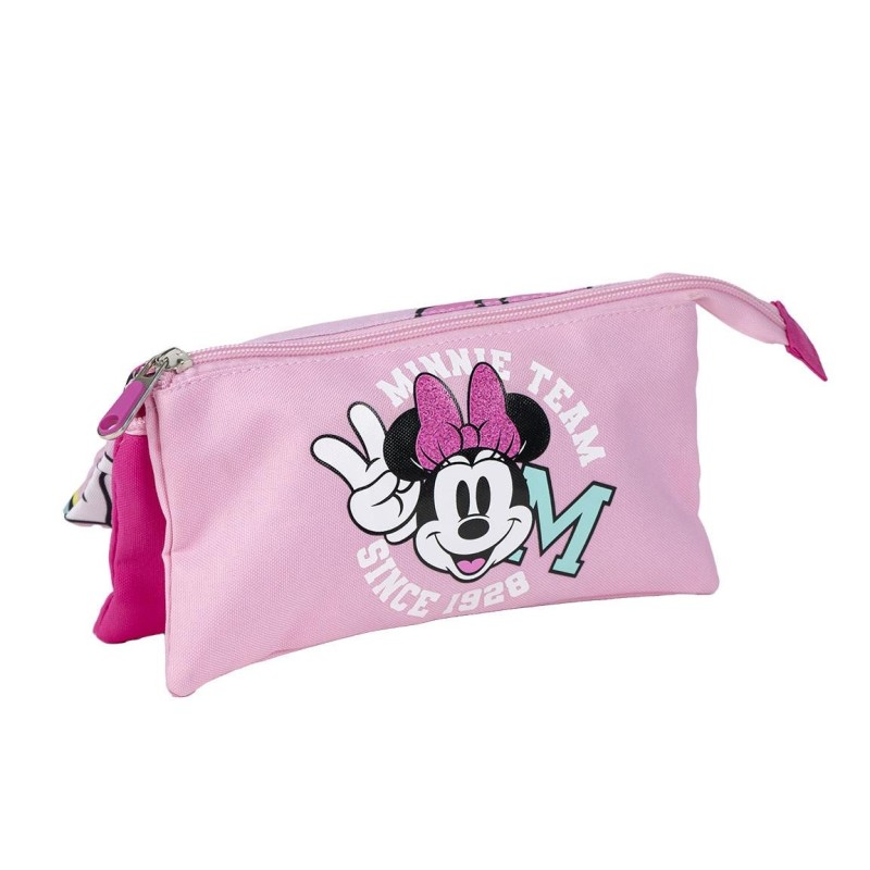 Estuche portatodo 3 compartimentos minnie - CI-2700001143 - Cerdá - MINNIE