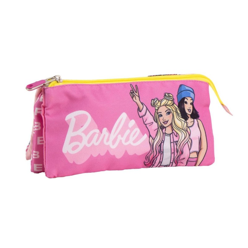 Estuche portatodo 3 compartimentos barbie - CI-2700001663 - Cerdá - BARBIE